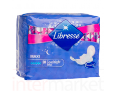 Higieniniai paketai Libresse Goodnight maxi 10vnt.